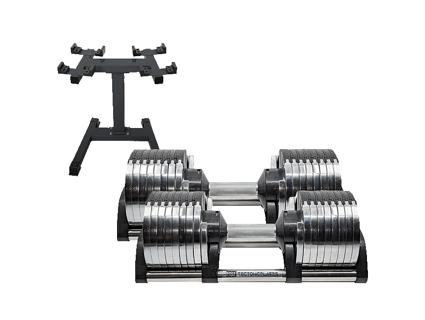 TectonicPlates 1.0 Adjustable Dumbbell (4kg Increments)